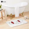 Tappetini da bagno neco arc face tappeto da bagno divertente personalizzato