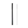 Drinking Straws 1Pcs 304 Stainless Steel Staws 12mm Straw Drink Pearl Milkshake Fat Bubble Tea For Cocktail Party With Brush