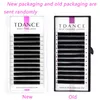 TDANCE 10PCS/ロットソフトラピッドブルーミングボリュームまつげエクステンションセルフファニングファーストファン個々のまつげラピッドオートマチックブルーミング240327