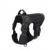 Hondenkleding Nylon Outdoor Tactical Training Harness Pet kleding Waterdichte verstelbare Quick Release Vest Kleding