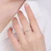 Cluster Rings 925 Sterling Silver Simple Geometric Design Stack-able Finger For Women Luxury Fine Jewelry Gifts