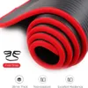 10MM Extra Thick Yoga Mats Non-slip NRB Exercise Mat with Bandages Tasteless Pilates Gym Workout Fitness Mats 183cmx61cm 240325