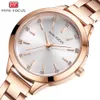 Womens Watch Light Luxury Diamond Set Simple Steel Belt Водонепроницаемые Quartz Watch MF0367L