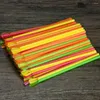 Disposable Cups Straws 150 Pcs Cucharas Desechables Snow Cone Spoon Extra Large Drinks Bubble Tea Plastic Drinking Wide Mouth