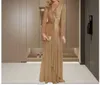 Aangepaste OEM-ontwerper Groothandel dames elegante lange mouw casual pailletten vloerlengte avondjurk voor vrouwen
