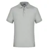 Vanlig casual polo t shirt män grossist kort ärm formell krage unisex sommarkläder för playera polos de hombre 240401