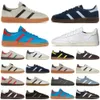 2024 Novos Speziais Handall Spezial quase amarelo Scarlet Navy Gum alumínio Night Night Shadow Brown Collegiate Green Branco Cinzento Casual Sênis Casual Tênis Sapatos de Ginásio 87