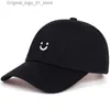 Bollmössor Spring och Autumn Cotton Baseball Hat Mens Hip Hop Dad Hat Justerbar sportgolfhatt broderad lastbilshatt Q240408