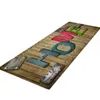 Carpets Creative Woolen Board Letter Mat de cuisine Mat de sol antidérapant Absorbe