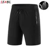 Shorts masculinos Summer Summer Busable Board masculino Treinamento de ginástica de ginástica Casual Beach calça curta, correndo de fundo de corrida