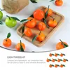 Party Decoratie 10 PCS Faux Fruit Fake Fruit Fruit Model Props kunstmatige scène versiering schuim sinaasappels decor