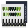 Gel gel nagellack set kit 8 st semi permanent gel lack naglar konstpolska blöt av uv led naglar presentlåda diy naglar accesorios