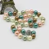 Pendant Necklaces New 10mm Shell Pearl Necklace Round Beads Fashion Jewelry Natural Stone Magnetic Buckle AAA Wholesale Price Handmade24040846PN