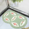 Bath Mats Bahmetev PVC Mesh Coral Fleece Outdoor Bathroom Home Area Rugs Water Accent Anti Slip Anti-Bacteria