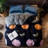 Bedding Sets 2024 Spring High Quality Fresh And Thickening Of The Set Flannel Coral Fleece Cotton Bed Linen Duvet Cover