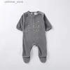 Rompers Baby Bodysuit Pyjama Kinderkleding Lange mouwen Kinderen Kleding Pasgeboren Baby Overalls Kinderen Meisje Kleding Baby jumpsuit L47