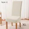 Couvre-chaise Couvre une pièce Jacquard Cover Dining Room Spandex Elastic Stretch Cover pour la cuisine El Banquet Living