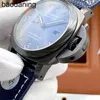 デザイナーパネルラグジュアリーウォッチ腕時計サファイアミラースイスオートマチックムーブメントサイズ47mm輸入ラバーストラップ防水メンズムーブメント