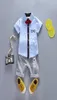 Kids Baby Boys Clothes Clothing ensembles Summer Boy Boy Boy à manches courtes Pantalons de chemises à manches courtes Toddler Child Bow Tie Tisfit Track1968044