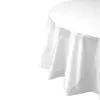 Tableau de table blanc jetable peva décoratif nappe en plastique solide 1pc