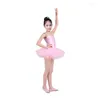 Abbigliamento da palco per le ragazze Dance Outfifit con gonna Ballerina Dress Girls/Junior