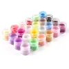 Liquids 12 Bottle/Set Acrylic Nail Powder Set 10g Colorful Acrylic Powder For Extend/Carve/Dip Crystal Manicure Powder Nail Acrylic Dust