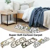 Carpets Super Soft Cartoon Carpet Imitation Cashmere Comfortable Mat Wear-resistant Woolen Foot Thickened Step-resistan O2V0