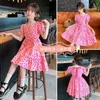 Dress Girl Summer Party Childrens Urocze sukienki księżniczki Dzieci Modne ubrania Baby Baby 2-11 12 lat 240403