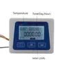 Registro de tempo de temperatura do medidor de água de fluxo digital com sensor de fluxo G1/2 240320