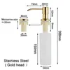 Liquid Soap Dispenser 300ML Kitchen Sink Black ABS Detergent Travel Shower Gel Foam Pump Bottle For Bathroom