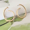 Stud Earrings Simple Fashion Gold Color Statement Big Geometric For Women Earring Boho Jewelry Wholesale