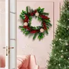 Dekoratif Çiçekler Yapay Noel Çelenk Çuval Örtüsü Top Xmas Dekorasyon Düğün Çiftlik Evi Sundurma Veranda Duvarı için Dayanıklı Ön Kapı Asma