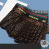 Boxers underkläder för män, modal ren bomull fyra hörn antibakteriella andningsbara bottenbyxor, mäns plana vinkel mitt stigande shorts och shorts i toppen