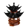 Garden Decorations Pavilion Zen Pagoda Statue Outdoor Micro Landscape Ornament Bonsai