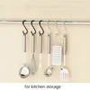 Hooks 8 PCS Home Multi-function S-Shape For Hanging Bathroom Kitchen Utensils Storage Tools