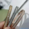 Seiko Edition Originele 1to1 merk Logo Dames armbanden Vancef High Edition Kralen rand Volledige diamantarmband vrouwelijk V goud licht sierlijke ketting eenvoudige sieraden