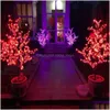 Décorations de Noël Ship 65ft 18m 864 PCS HAUTEUR LED Cherry Blossom Tree Outdoor Wedding Garden Holiday Light Decor LEDS6963811 DR DHVN3