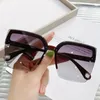 야외 안경 패션 여성 음영 스퀘어 대형 선글라스 태양 안경 림리스