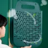 Tvättpåsar HX5B Fällbar korgväggmonterad hopfällbar hängande plastförvaringslåda med handtag Badrumsönder arrangör