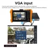 Visualizza Wanglu 8K H.265 Multifunzione da 7 pollici Tester CCTV Modulo ottico SFP Ahd CVI TVI SDI Color Bar Generator All in One IPC Tester