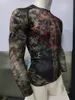 القمصان الخاصة بالرجال كودي لوندان المتجر الخارجة للتمويه الممولة الكاملة للملابس الرقمية للطباعة البرازيلية جيو جيتسو الذكور أسكاري القتال