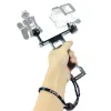 Câmeras Puluz CNC Alumínio de alumínio único Suporte portátil de mergulho de mão compatível com DJI Osmo Action / GoPro / Xiaoyi