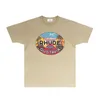 Rhude Brand SummerTシャツメンズデザイナーTシャツファッションコットンショーツRH038デザートココナッツプリント短袖TシャツサイズS-XXL