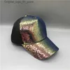 Ball Caps à la mode pour femmes SHINESTONE CHAPLE DIAMAND SOR SORN G CASSETTE BOUCLE Back Gorilla Solide Summer Baseball Hat Girl Q240408