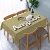 Tanta de mesa Angkor Logo de toalha de mesa de mesa retangular capa à prova d'água do Camboja para banquete
