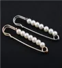 Pärlor Safety Pins Vintage Fashion Simulated Pearl Brosch Pin Jewelry Ornaments For Scarf Coat Bag Plaggdekoration Tillbehör5084169