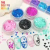 Glitter TCT215 Solvent Resistant Matte Colors Heart Shape 3MM Nail Glitter Nail Art Decoration Nail Polish Makeup Handwork Crafts DIY