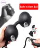 New Buitlin Seel Ball надул большую анальную заглушку Dildo Pump Pugul Anal Dilator Massate Massage Anus Extender Dilatador Sex Toy X5461557