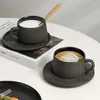 Mugs Coffee Saucer Cup keramische en cappuccino kantoorstijl set latte vintage Japanse creatief