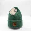 Banie / Caps Couchons de crâne Bons d'hiver Chapeau en laine en laine polyvalent en cuir rayé